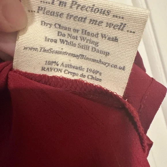 The Seamstress of Bloomsbury “Eva”Vintage Blouse size 10 - Picture 5 of 5